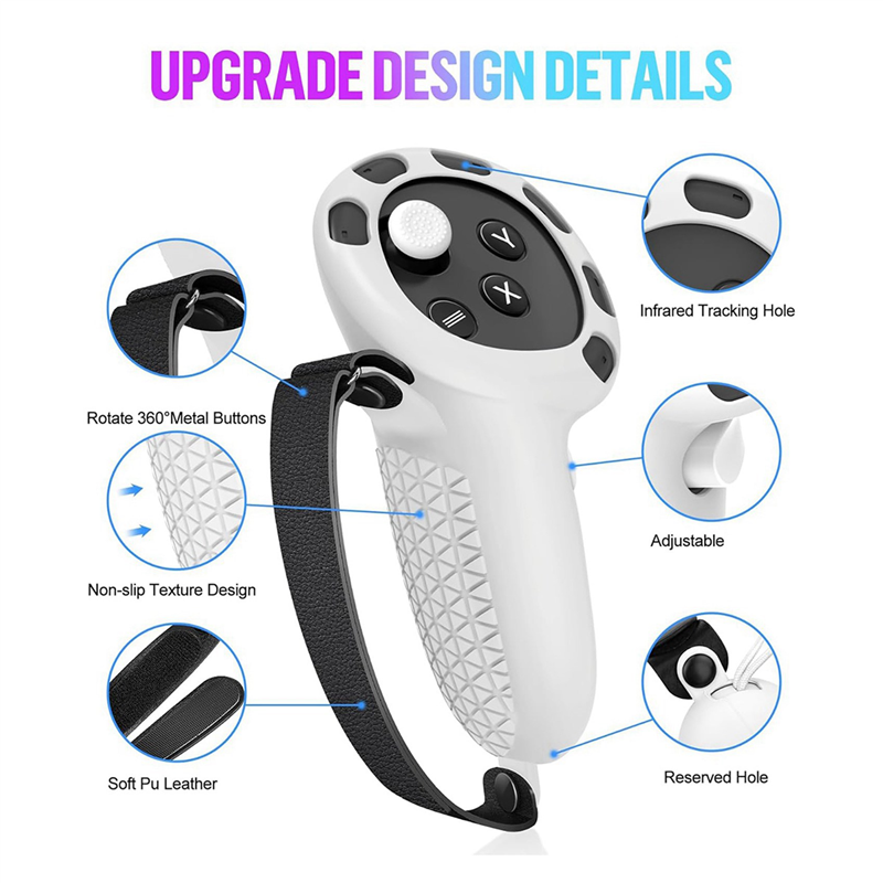 Controller Grip Cover - 4X For Meta Quest 3 Protective