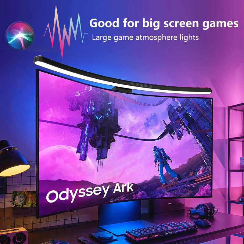 Gaming Accessories Led - Computer Monitor Light Bar RGB Music