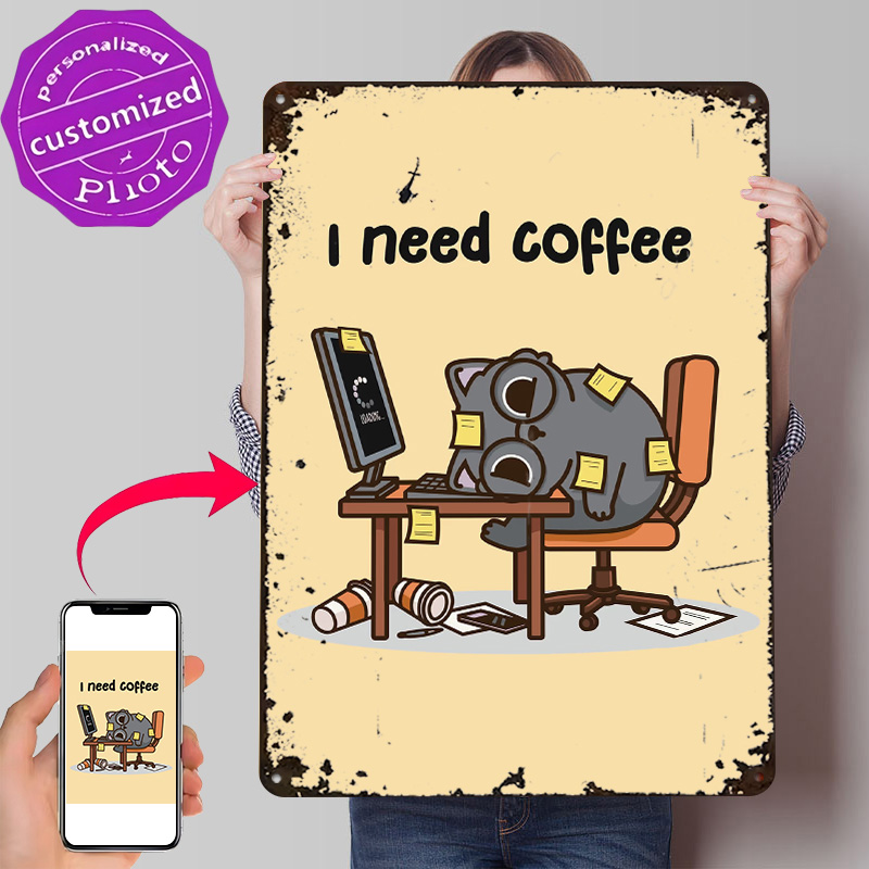 I Need Coffee 3D Texture Metal - Gaming Accessories Needed review and price