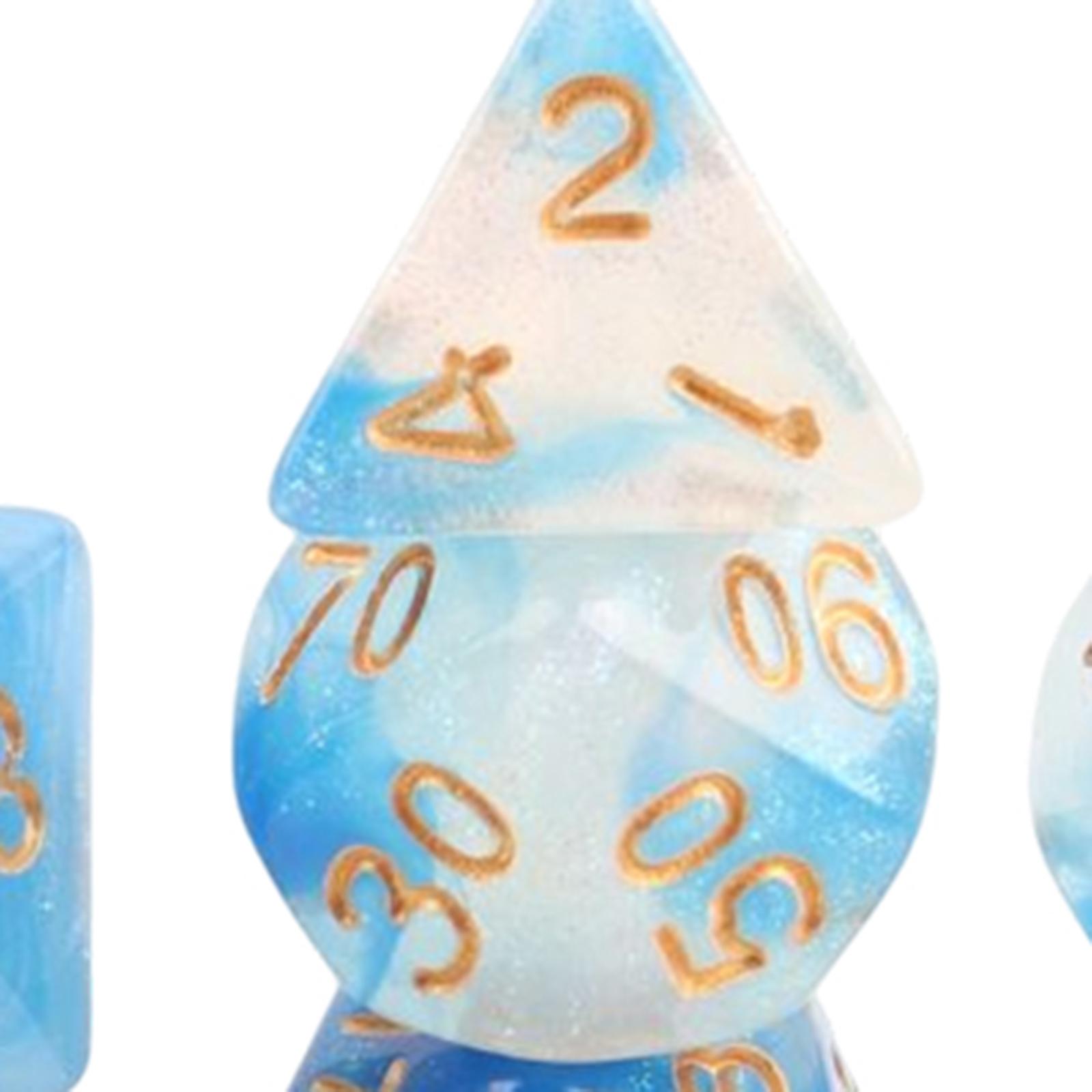 Acrylic Polyhedral Dice Set Se - Gaming Accessories Kids review and price