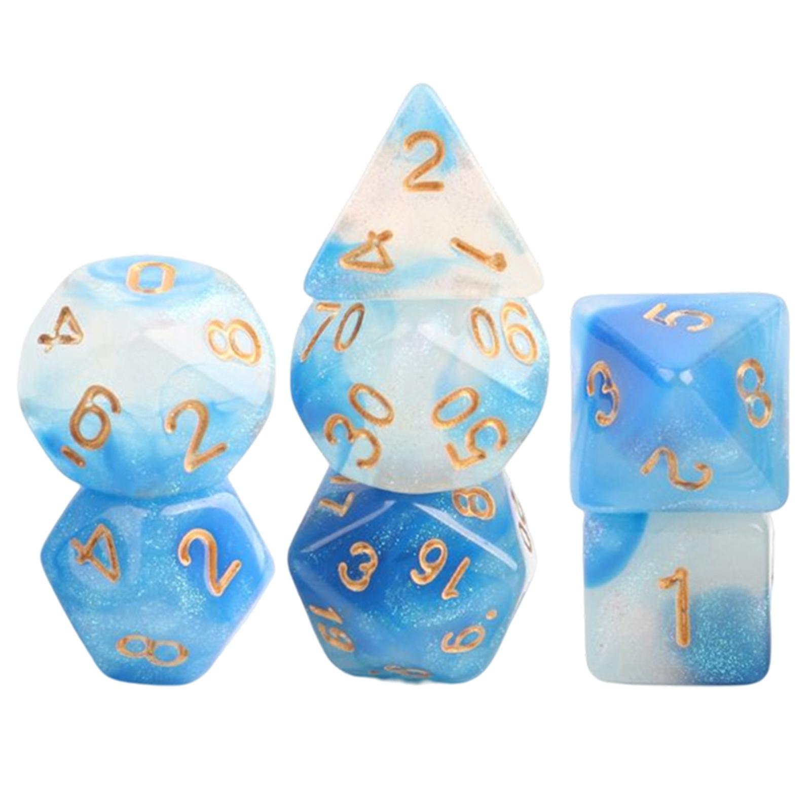 Acrylic Polyhedral Dice Set Se - Gaming Accessories Kids review and price