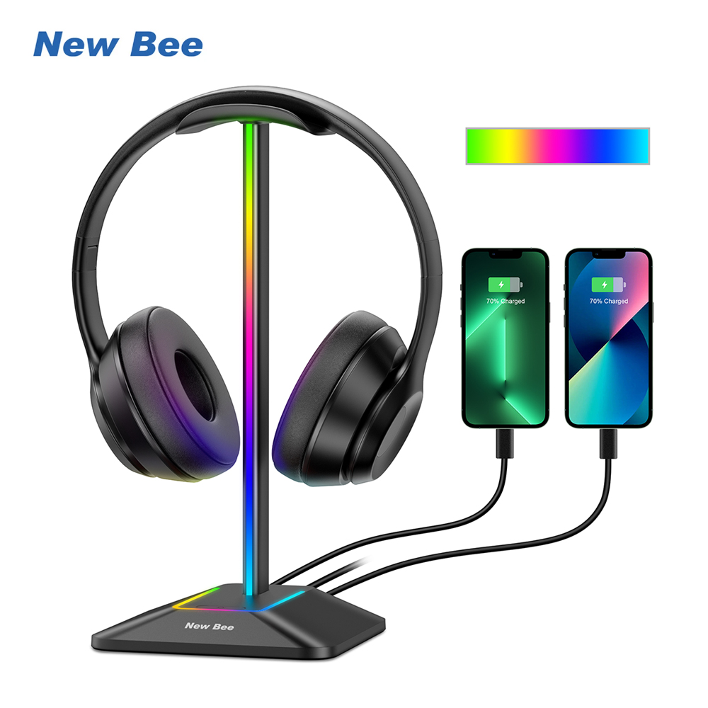 New Bee Z8 RGB Headphones Stan - Gaming Equipment Accessories review and price