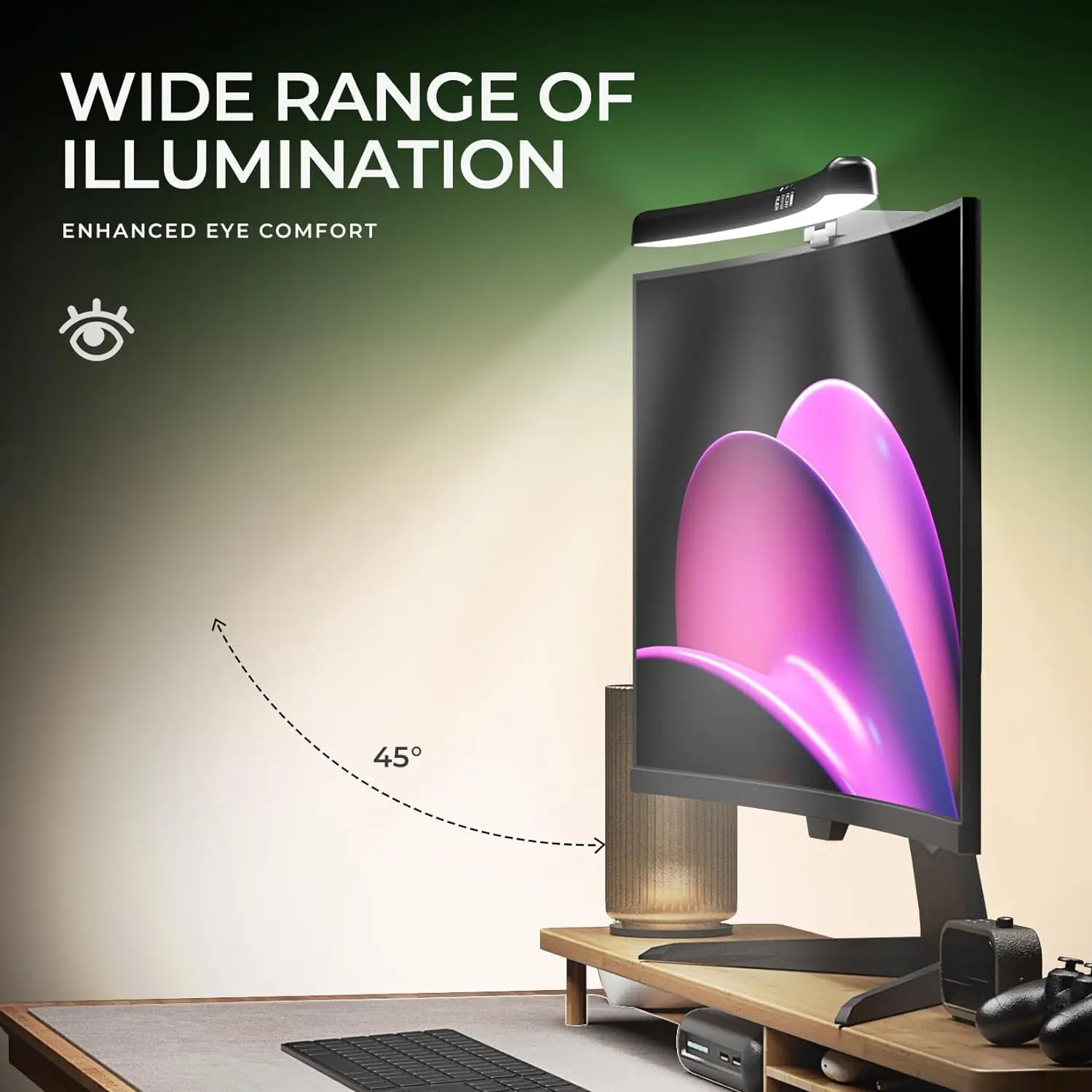 Monitor Light Bar Curved with  - Gaming Accessories Led review and price