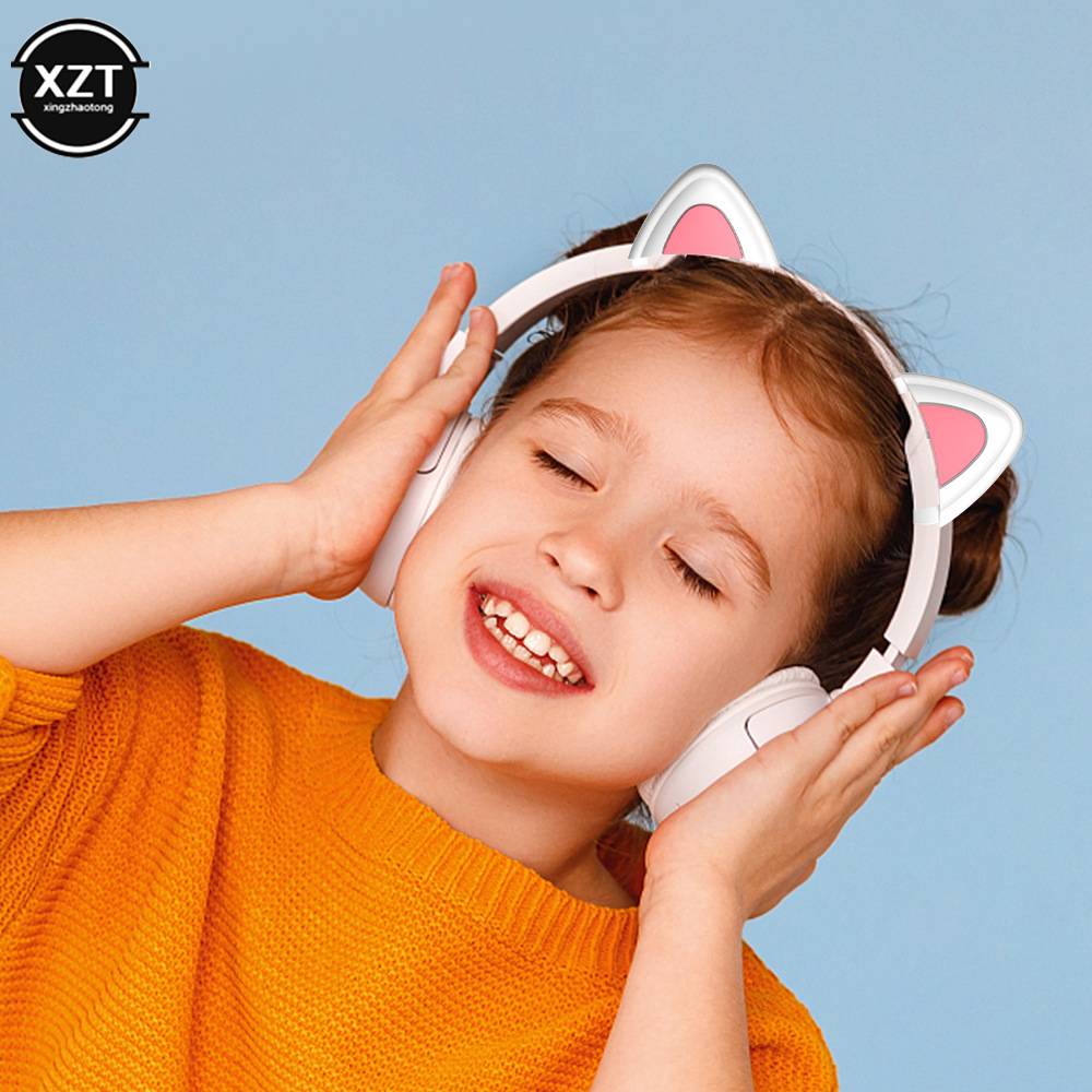 Pink Silicone cat ears for hea - Gaming Accessories Kids review and price