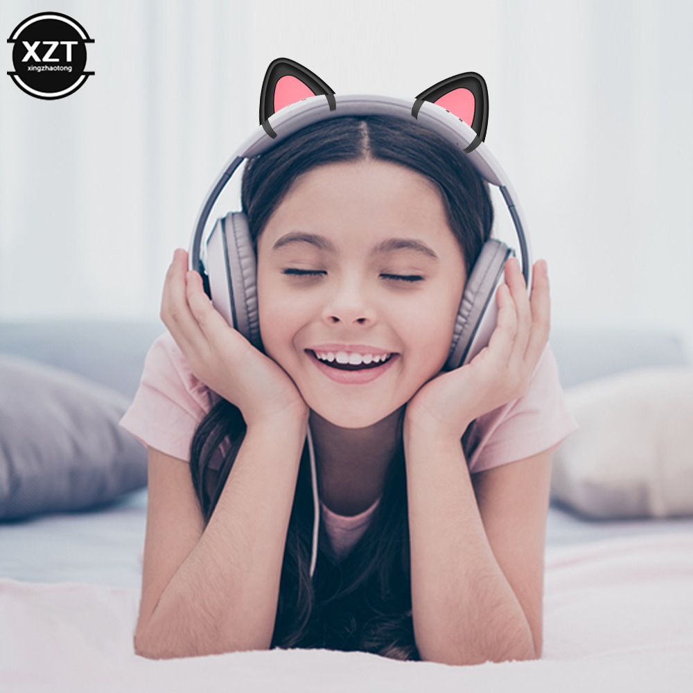 Pink Silicone cat ears for hea - Gaming Accessories Kids review and price