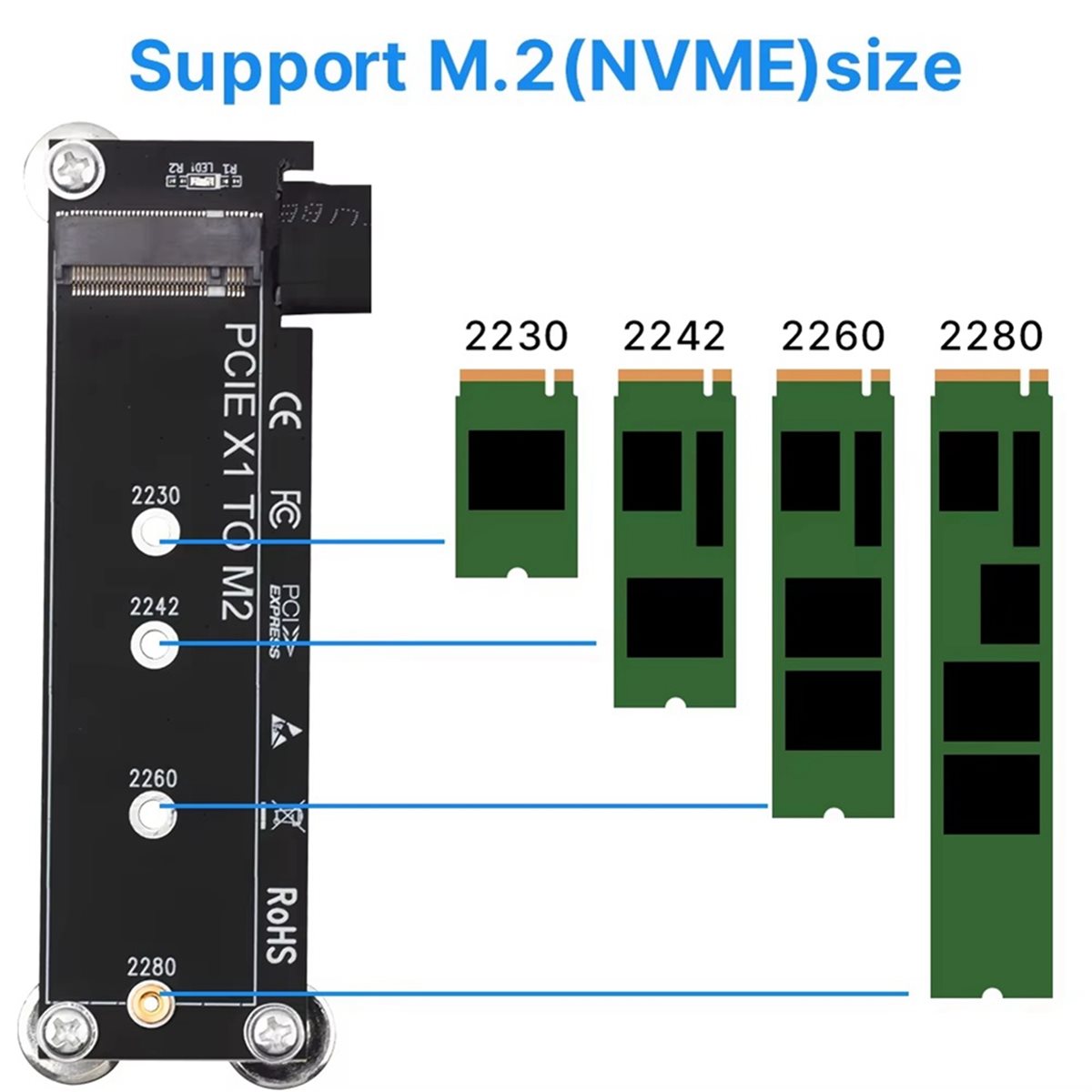 L77A PCI-E 3.0 X1 to M.2 NVMe  - Pcie Extension Cable review and price