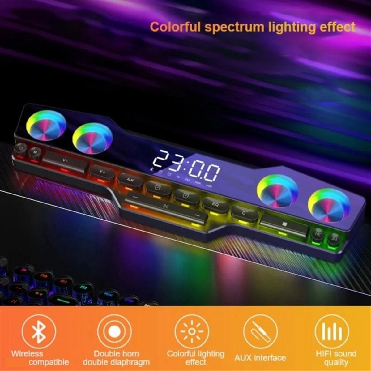 DTC5 V18 Dazzle Colour Speaker - Gaming Accessories Kit review and price