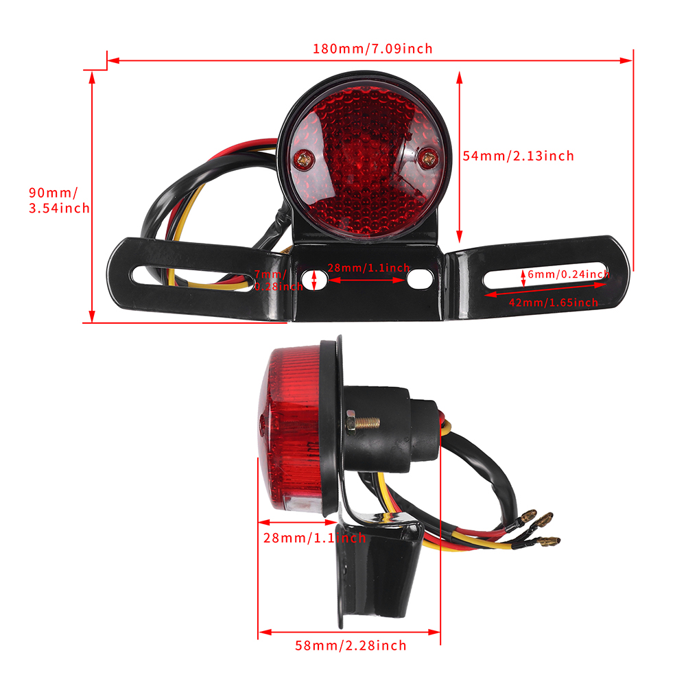 12V Halogen Moto Rear Lights M - Gaming Equipment Accessories review and price