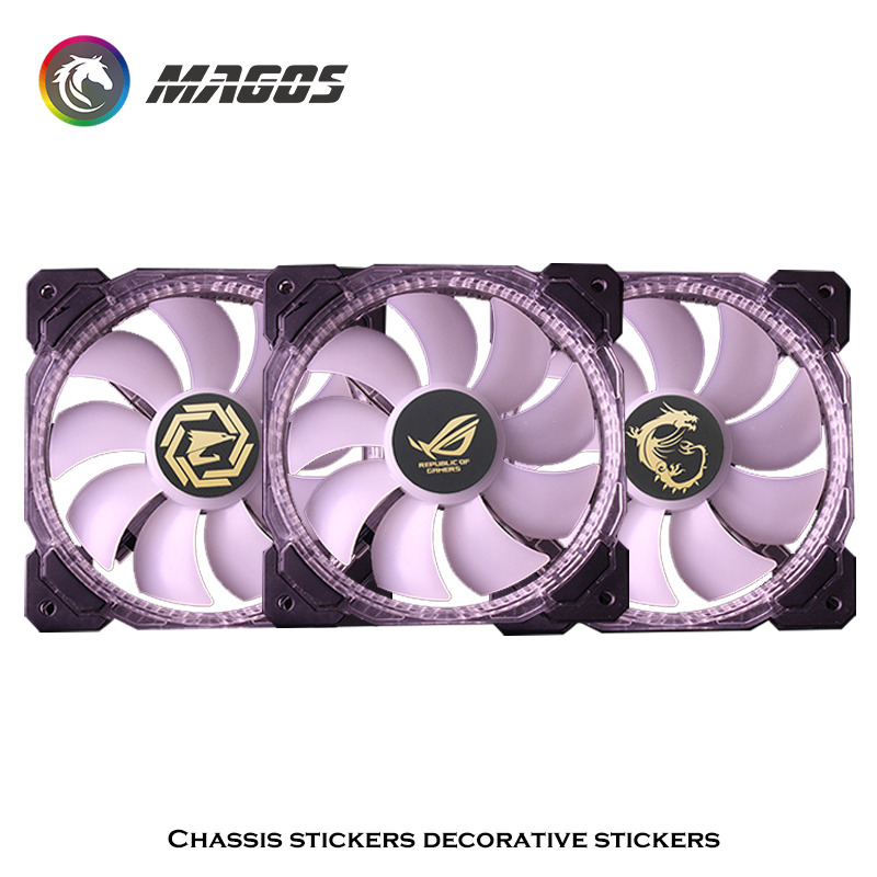 Computer Case Fan Metal Sticke - Gaming Accessories Rgb review and price