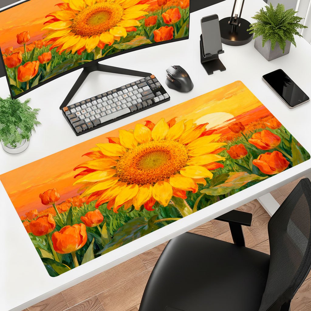 Brand Yellow Sunflower Mouse P - Gaming Accessories Brands review and price