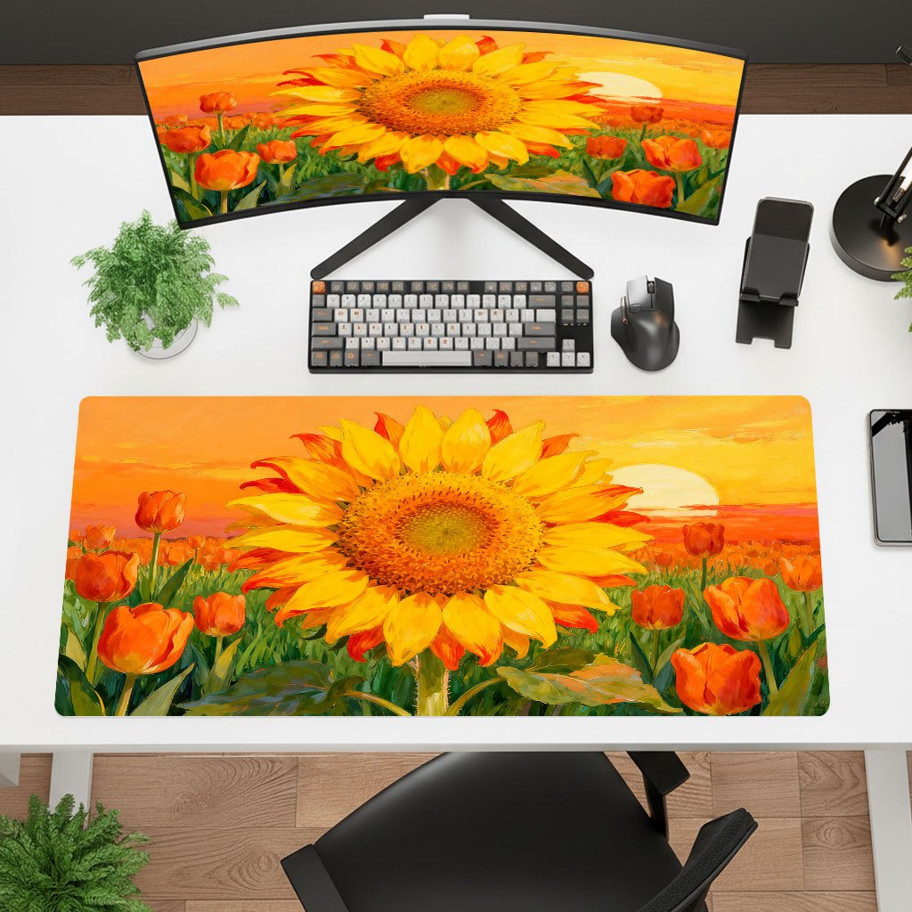 Brand Yellow Sunflower Mouse P - Gaming Accessories Brands review and price