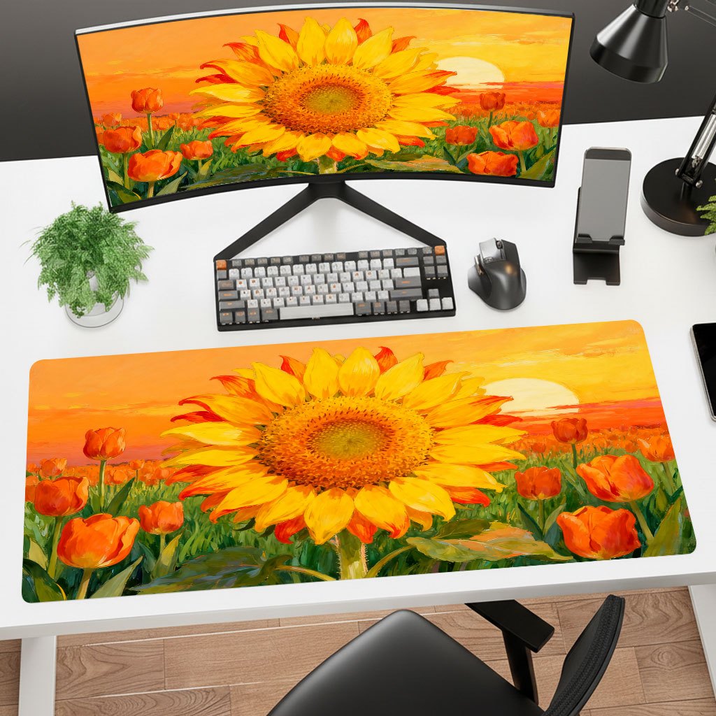 Brand Yellow Sunflower Mouse P - Gaming Accessories Brands review and price