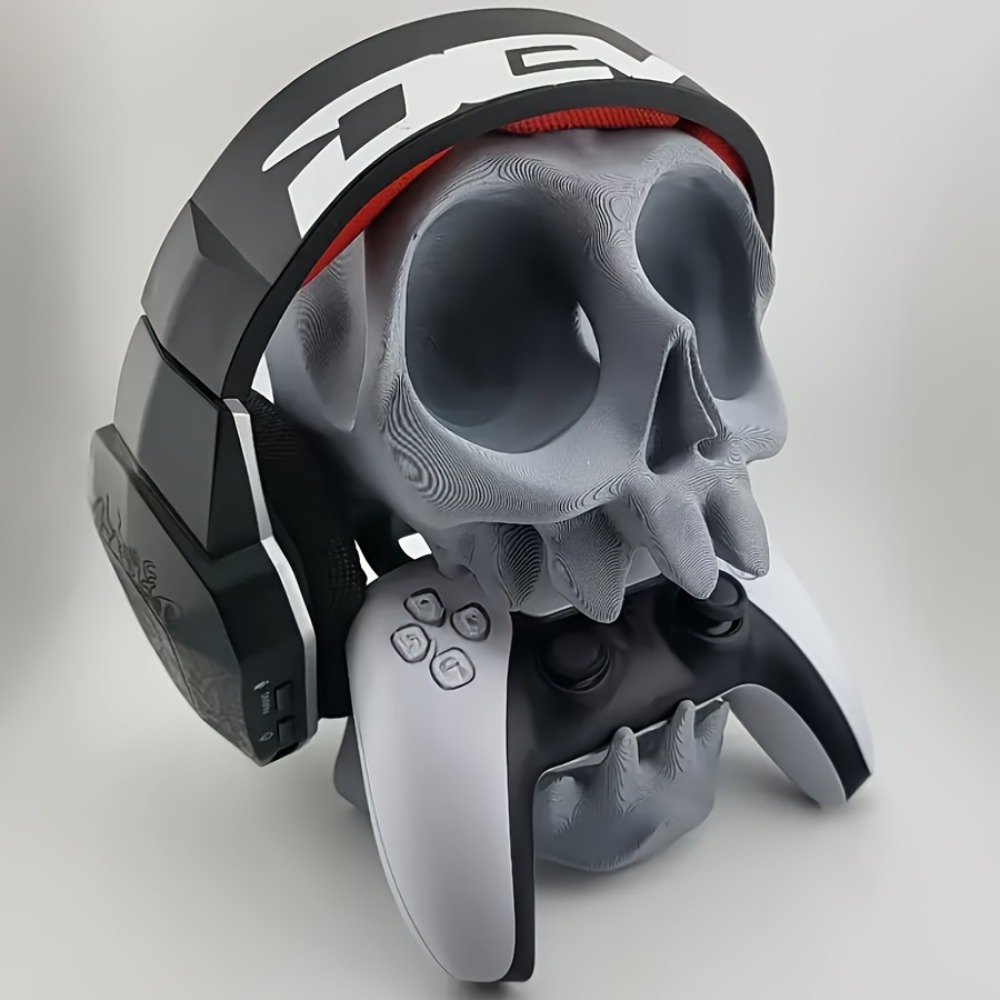 Skull Shaped Controller Stand  - Gaming Accessories Headset review and price