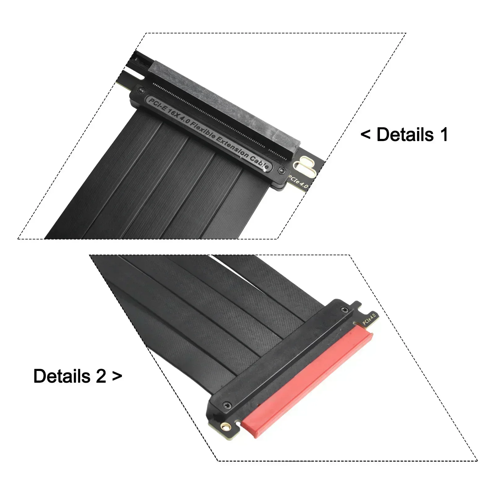 TEUCER PCI-E 4.0 X16 Riser Cab - Pcie Extension Cable review and price