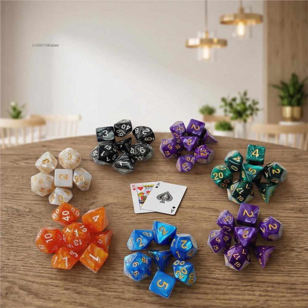 7pcs Set Dice Board Games Roll - Gaming Accessories Kids review and price
