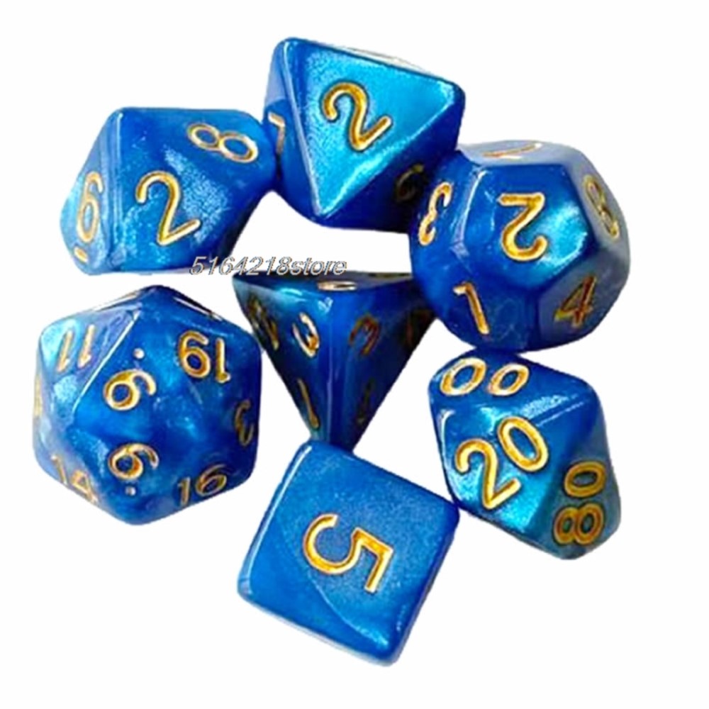 7pcs Set Dice Board Games Roll - Gaming Accessories Kids review and price