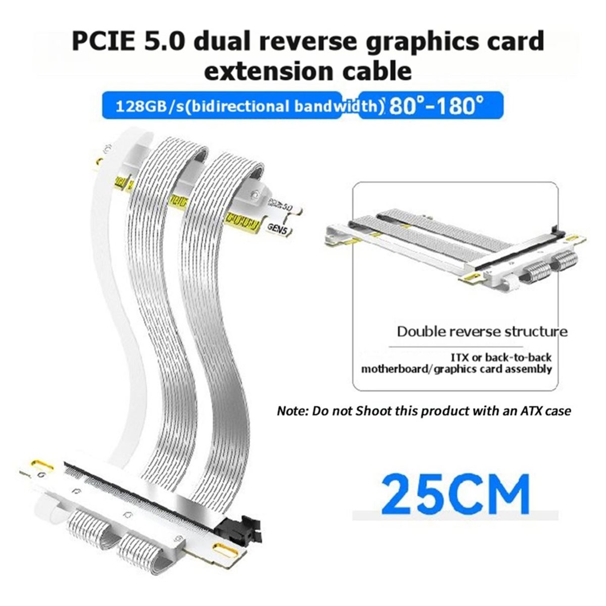 L70A PCIe 5.0 X16 Riser Cable  - Pcie Extension Cable review and price